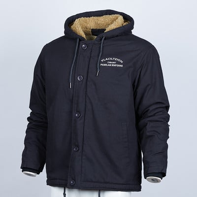 Debela jakna Muškarci Zima Jesen Muški kaputi Tople jakne s podstavom od flisa s kapuljačom Kaput Chaquetas Hombre Muški kaputi podstavljeni pamukom