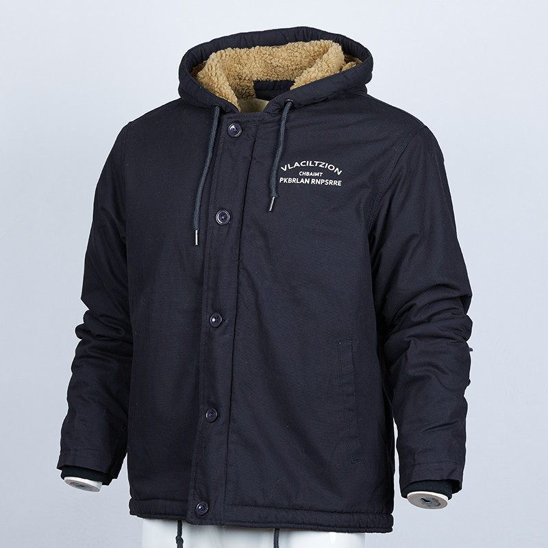 Debela jakna Muškarci Zima Jesen Muški kaputi Tople jakne s podstavom od flisa s kapuljačom Kaput Chaquetas Hombre Muški kaputi podstavljeni pamukom
