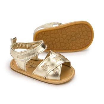 KIDSUN New Summer Baby Baby Girls Sindals Μαλακές σόλες Σανδάλι για νήπια Flat παπούτσια 0-18 μηνών Νεογέννητο