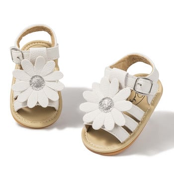 KIDSUN Нови летни бебешки сандали за момичета Сандали с меки подметки Сандали за малки деца 0-18 месеца Новородено