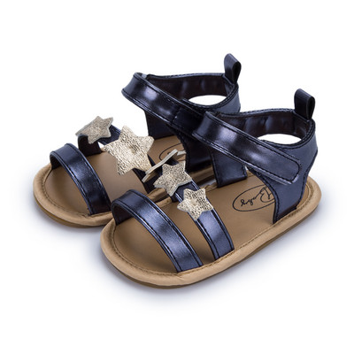KIDSUN New Summer Baby Baby Girls Sindals Μαλακές σόλες Σανδάλι για νήπια Flat παπούτσια 0-18 μηνών Νεογέννητο