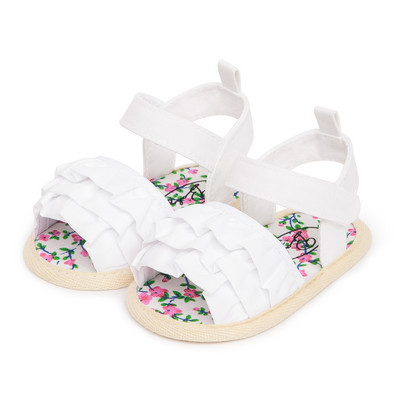 KIDSUN New Summer Baby Baby Girls Sindals Μαλακές σόλες Σανδάλι για νήπια Flat παπούτσια 0-18 μηνών Νεογέννητο