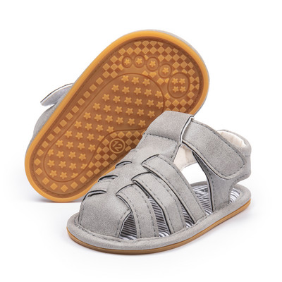 KIDSUN New Summer Baby Baby Girls Sindals Μαλακές σόλες Σανδάλι για νήπια Flat παπούτσια 0-18 μηνών Νεογέννητο
