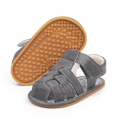 KIDSUN New Summer Baby Baby Girls Sindals Μαλακές σόλες Σανδάλι για νήπια Flat παπούτσια 0-18 μηνών Νεογέννητο