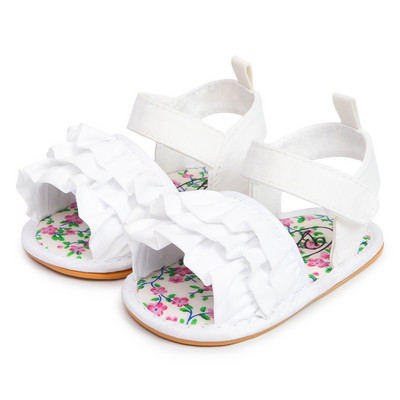 KIDSUN New Summer Baby Baby Girls Sindals Μαλακές σόλες Σανδάλι για νήπια Flat παπούτσια 0-18 μηνών Νεογέννητο