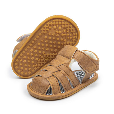 KIDSUN New Summer Baby Baby Girls Sindals Μαλακές σόλες Σανδάλι για νήπια Flat παπούτσια 0-18 μηνών Νεογέννητο