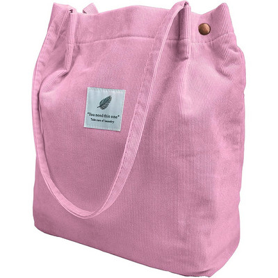 Μόδα κοτλέ γυναικείες τσάντες ώμου Υπαίθριες τσάντες πάρτι Επαναχρησιμοποιήσιμες Μικρές και μεγάλες τσάντες αγορών για κορίτσια Μαλακές οικολογικές τσάντες 2023