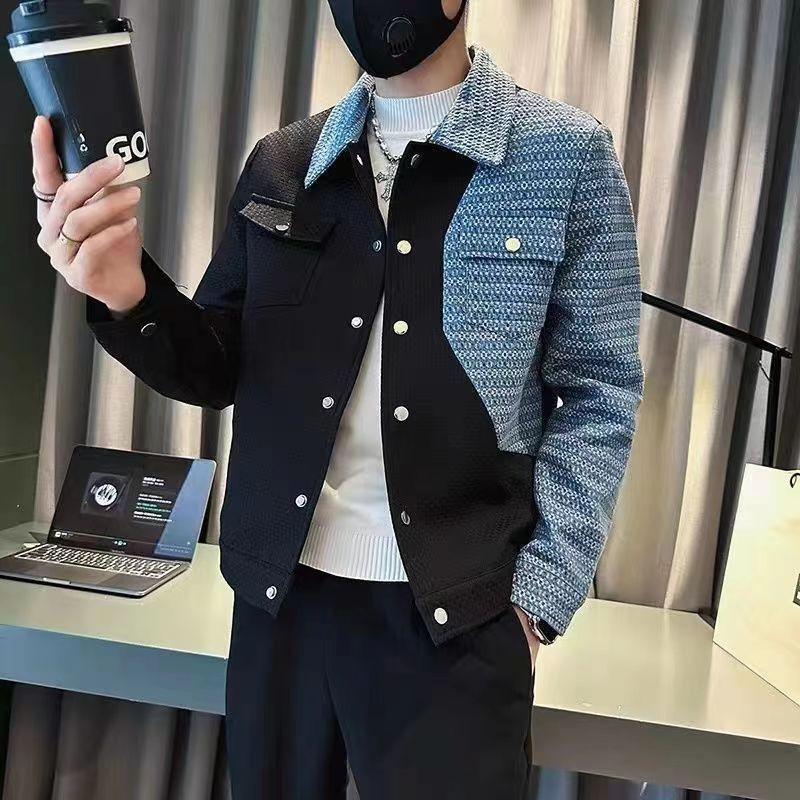 Φθινοπωρινό χειμωνιάτικο ανδρικό μπουφάν Κορεάτικο στυλ Casual Casual Cargo Ανοιξιάτικο παλτό Μονόχρωμο Φαρδύ ανδρικό πανωφόρι παλτό