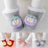 Pantofi drăguți pentru nou-născut pentru băieți Pantofi pentru bebeluși Pantofi moi de iarnă pentru copii mici Băieți și fete cu șosete de cașmir Pantofi pentru nou-născuți Pantofi caldi