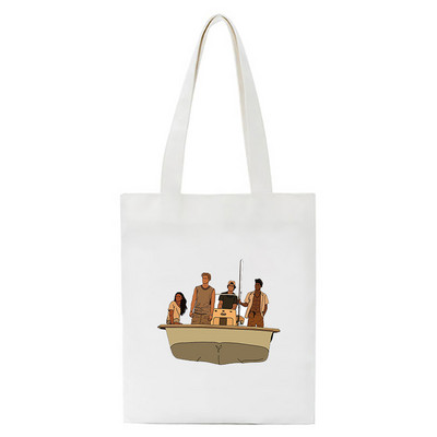 Pogue Life Outer Banks Τσάντα τηλεοπτικής συσκευασίας Hipster Cartoon εκτύπωσης Τσάντα αγορών Casual Street Style Τσάντες Bolsa Feminina