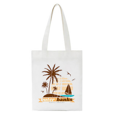 Pogue Life Outer Banks Τσάντα τηλεοπτικής συσκευασίας Hipster Cartoon εκτύπωσης Τσάντα αγορών Casual Street Style Τσάντες Bolsa Feminina