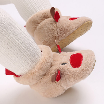 Χριστουγεννιάτικα ζεστά παπούτσια 2023 για μωρά για μωρά για πρώτη φορά περιπατητές Χειμερινά παιδικά παπούτσια για κορίτσια Χριστούγεννα Cosplay χαριτωμένα αστεία παιδικά παπούτσια κινουμένων σχεδίων