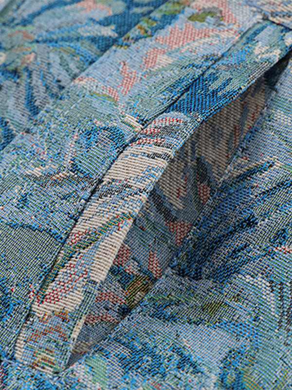 Τυπωμένο μακρυμάνικο μπουφάν Cargo για άντρες Τσέπη Μπλε παλτό Άνδρας Φθινόπωρο Χειμώνας 2023 Μόδα Ζεστά άνετα ανδρικά ρούχα