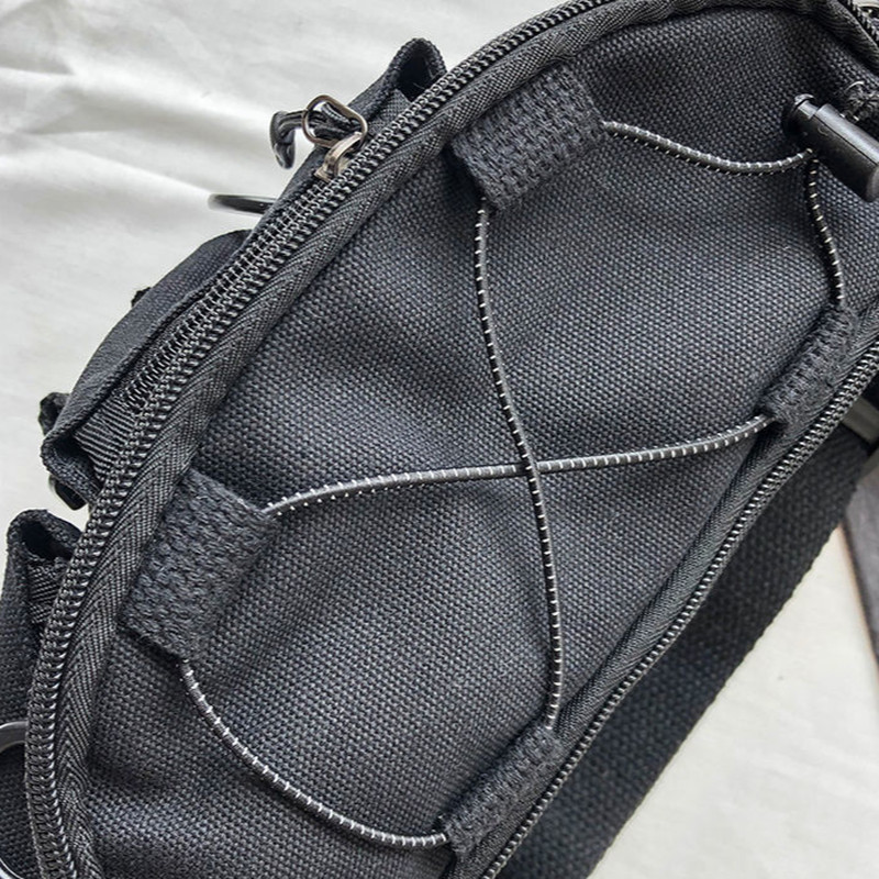 Genți de piept Tactici de mare capacitate Pachet roșu Geantă de pânză Harajuku All-match High Street Unisex Cuplu Casual Stil coreean Trendy