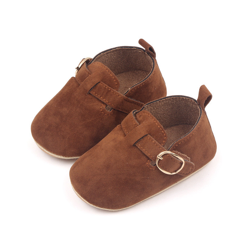 Νέα Baby Nubuck Δερμάτινα Παπούτσια για αγόρια Μαλακή Σόλα Νεογέννητα Παιδικά Παπούτσια Πρώτων Περιπατητών Ρετρό Casual για αγόρια 0-18 μηνών