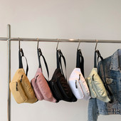 Casual τσάντες μέσης για γυναίκες Μεγάλες χιαστί τσάντες στήθους ταξιδιού Fanny Handbag Fashion Πακέτο μέσης από νάιλον Τσάντα ζώνης μπανάνας