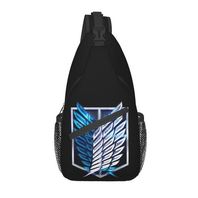 Anime Manga Attack On Titan Sling Torba za prsa preko ramena Muški modni ruksak Wings Of Freedom za putovanja