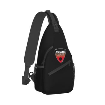 Super Bike Ducati Corse Sling Backpack Sling Bag Туристическа туристическа чанта за ракла Дневна раница Мъжка раница Crossbody Чанта за рамо Чанта