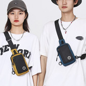 Unisex torba za prsa Street Trend Mala torba za rame Paket za telefon Tinejdžeri Na otvorenom Torba za tjelovježbu Torbica za djevojku Mini torba za prsa