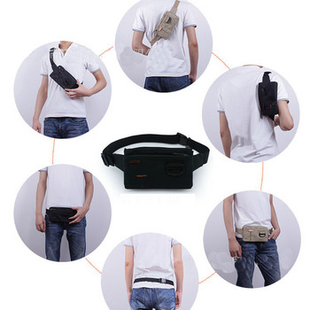Κορυφαίας ποιότητας τσάντα πολυεστέρα Unisex Μέση Fanny Pack Θήκη κινητού/κινητού τηλεφώνου Τσάντα τσέπης Ζώνη ισχίου Bum Επώνυμα Τσάντες ταξιδιού
