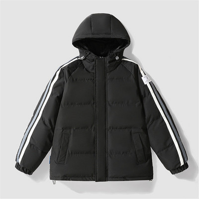 Χειμερινά πάρκα Ανδρικά παλτά με χοντρά γεμιστά παλτό Plus Size 6XL Fashion Casual Parkas με κουκούλα Ανδρικά μεγάλο μέγεθος 6XL Εξωτερικά ενδύματα