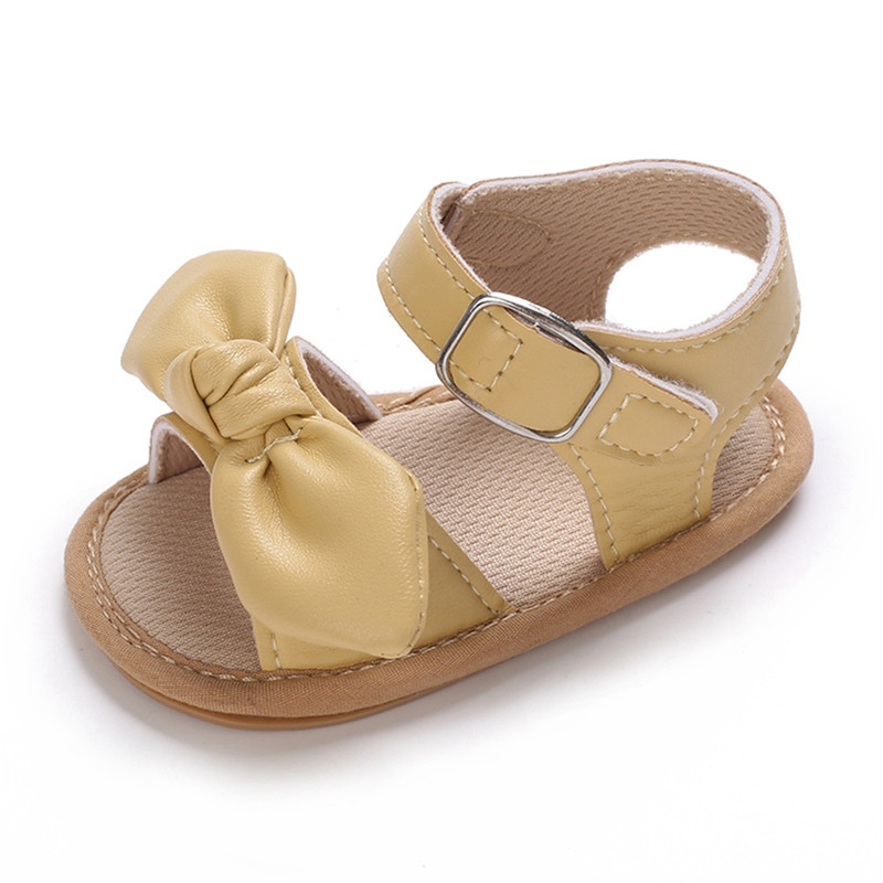 Ravne cipele za hodanje za djevojčice, malu djecu 0-18 mjeseci, cipele za vjenčanicu s mašnom za djevojčice, sandale za dojenčad