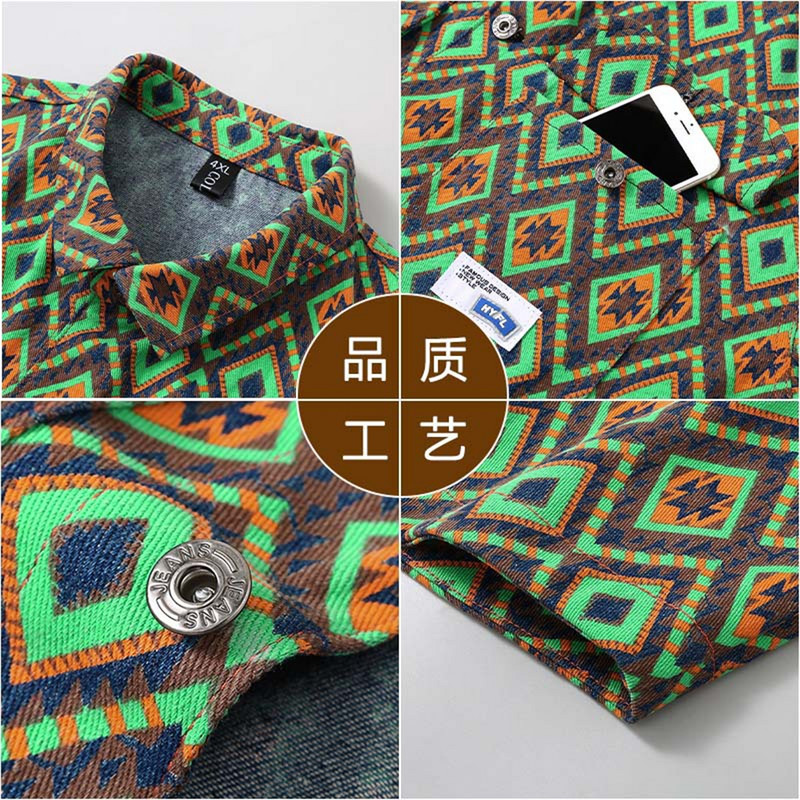 Vintage Τζιν Μπουφάν Ανδρικό Streetwear Cargo Μπουφάν Παλτό Plus Size 11XL 12XL Ανοιξιάτικο φθινοπωρινό τζιν παλτό μεγάλο μέγεθος 10XL