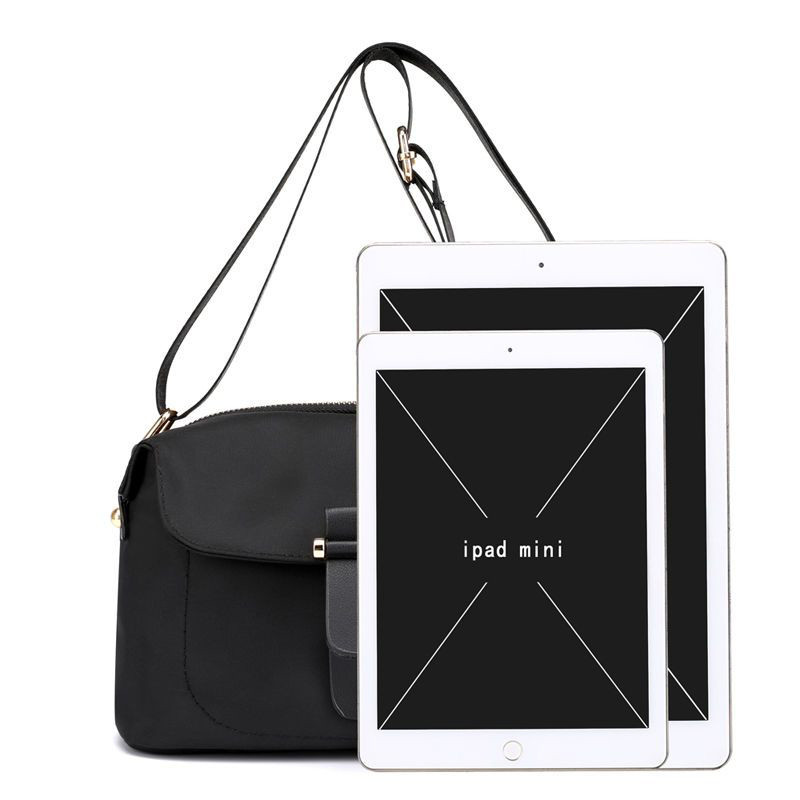 Ženska najlonska torba na rame Mini ručna torbica Ženska omotnica Clutch Messenger torba preko ramena Zip zatvarač Putna torba i torbica