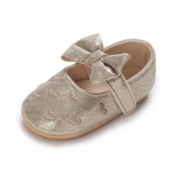 Μικρά παπούτσια Princess Flats Απαλή σόλα Περπάτημα για κοριτσάκια ηλικίας 0-18 μηνών Βρεφικά παπούτσια για νυφικό