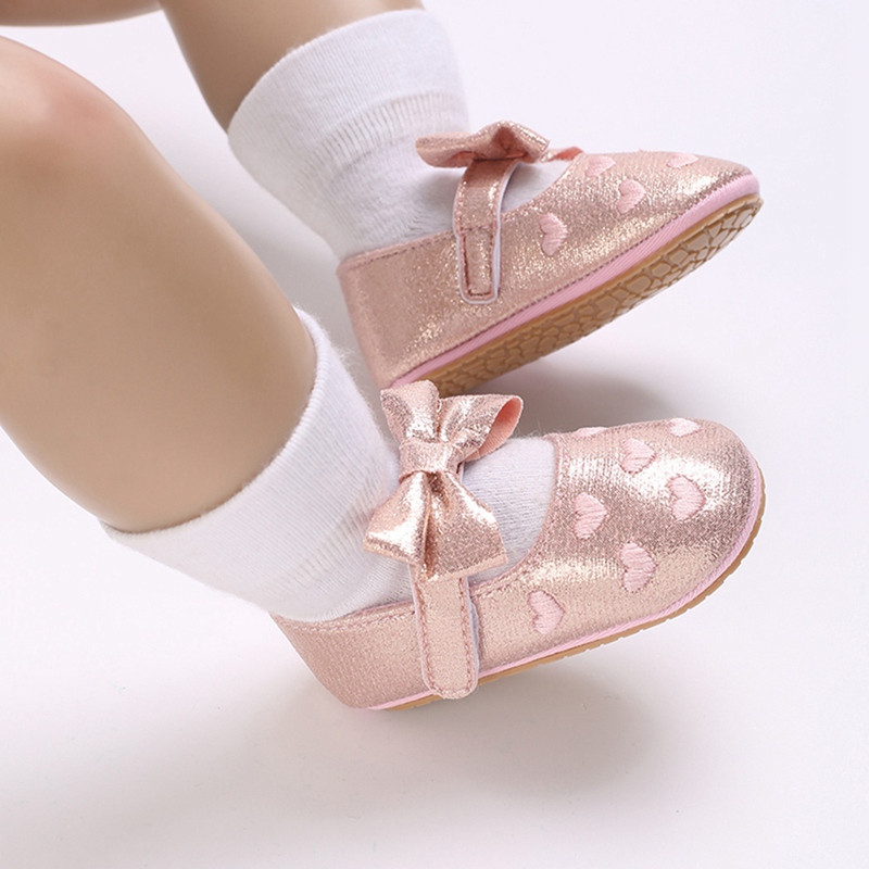 Cipele za malu djecu Princess Cipele za hodanje s mekim potplatom za djevojčice od 0 do 18 mjeseci Cipele za vjenčanice za djevojčice