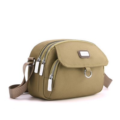 Casual 3 Layers Γυναικεία Μικρή Τσάντα ώμου Υψηλής ποιότητας Ανθεκτικό Υφασμάτινο Μίνι Τσάντα για κορίτσια Όμορφο στυλ Γυναικεία Τσάντα Messenger Shopping