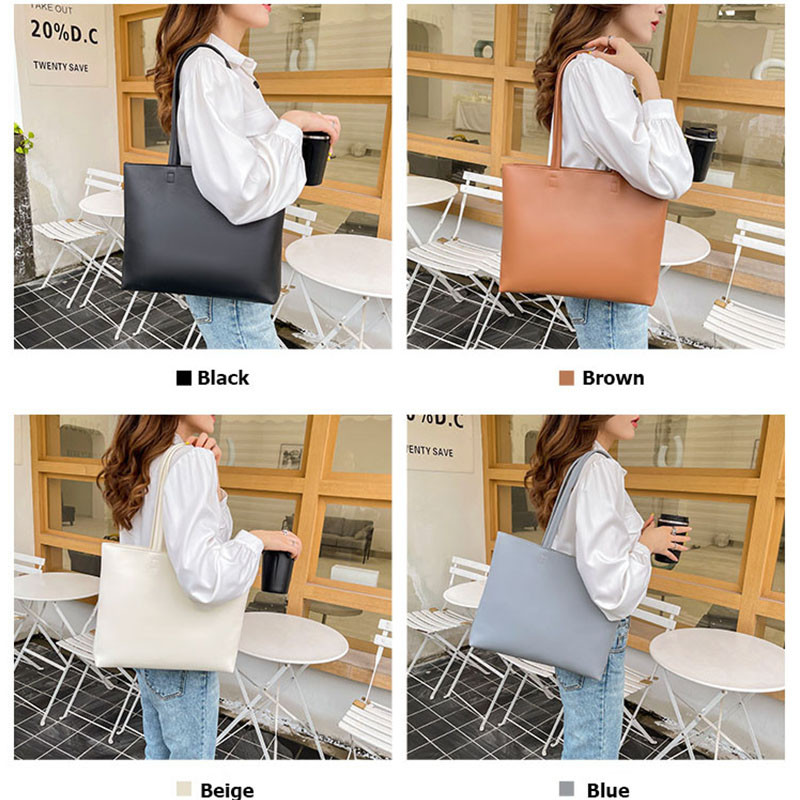 Γυναικεία δερμάτινη τσάντα ώμου PU Γυναικεία μόδα Casual ευέλικτο αδιάβροχο τσάντες τσάντες αγορών Πακέτο ταξιδιού για γυναίκες