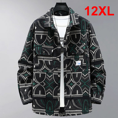 Vintage farmer dzseki férfi utcai ruházat teherkabát nagy méretű 11XL 12XL tavaszi őszi farmerkabát nagy méretű 10XL