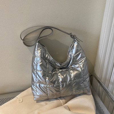 Zimná nová bavlnená dámska taška cez rameno s veľkou kapacitou, ležérne tašky, mäkké kabelky, dámska taška do podpazušia, peňaženky a kabelky