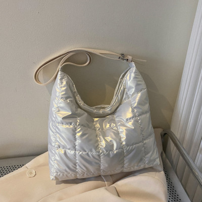 Zimná nová bavlnená dámska taška cez rameno s veľkou kapacitou, ležérne tašky, mäkké kabelky, dámska taška do podpazušia, peňaženky a kabelky