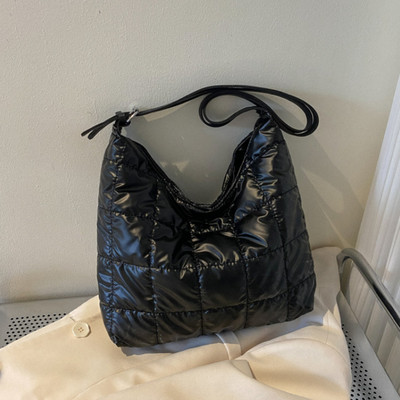 Zimná nová bavlnená dámska taška cez rameno s veľkou kapacitou, ležérne tašky, mäkké kabelky, dámska taška do podpazušia, peňaženky a kabelky