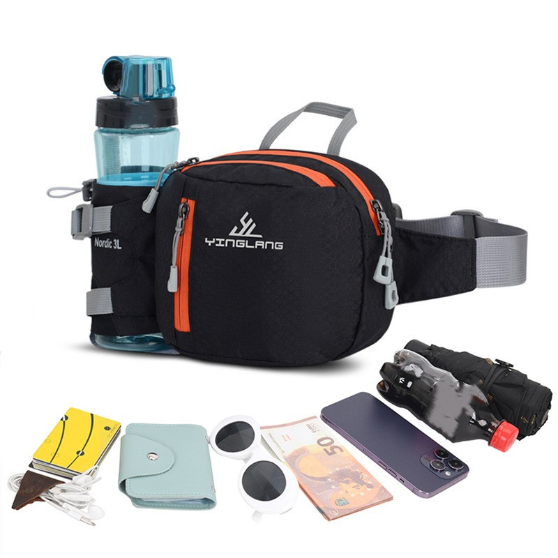 Ποδηλασία Μαραθώνιος Τζόκινγκ Τρέξιμο Ενυδάτωση Γυναικεία Ανδρική τσάντα μέσης Πολύχρωμη Unisex ζώνη στήθους fanny θήκη Θήκη τηλεφώνου για μπουκάλι νερού