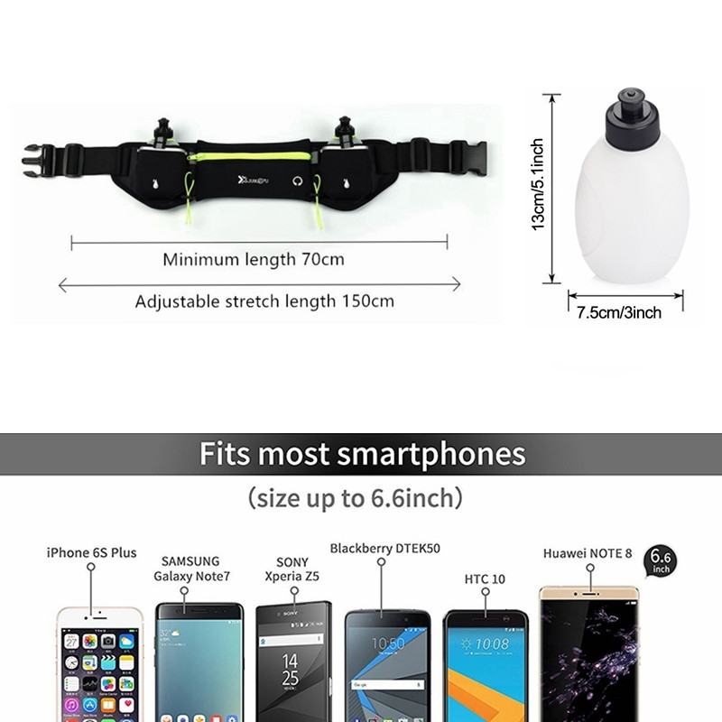 Muške torbe za trčanje oko struka Torbica za remen Torbe za trčanje oko struka s bocom za vodu Sportski paket za mobitel Ženske sportske torbe