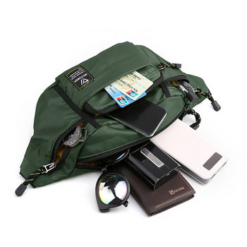 Ανδρική τσάντα στήθους με ζώνη μέσης Fanny τσάντα ταξιδιού με πολλές τσέπες Στρατιωτική μόδα Αθλητική νάιλον ανδρική τσάντα τσαντάκι τσαντάκι γοφού καινούργια