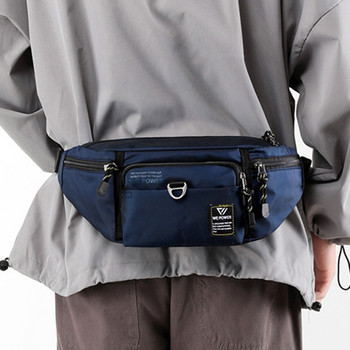 Мъжка поясна чанта с колан, прашка, чанта за гърди, пътна чанта с много джобове, военна мода, спортна найлонова мъжка чанта, чанта, чанта за бедрата, нови