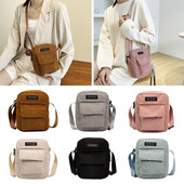 Γυναικείες ανδρικές κοτλέ τσάντα ώμου Χαριτωμένα μικρά τσαντάκια Casual Outdoor Messenger Τσάντες