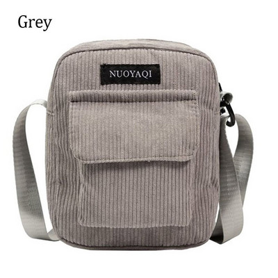 Γυναικείες ανδρικές κοτλέ τσάντα ώμου Χαριτωμένα μικρά τσαντάκια Casual Outdoor Messenger Τσάντες