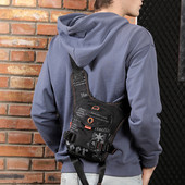 Drop Fanny Waist Bag Αδιάβροχο χιαστί στήθος Fanny Pack Ρυθμιζόμενο Αξεσουάρ μεγάλης χωρητικότητας για υπαίθρια αθλητικά ταξίδια