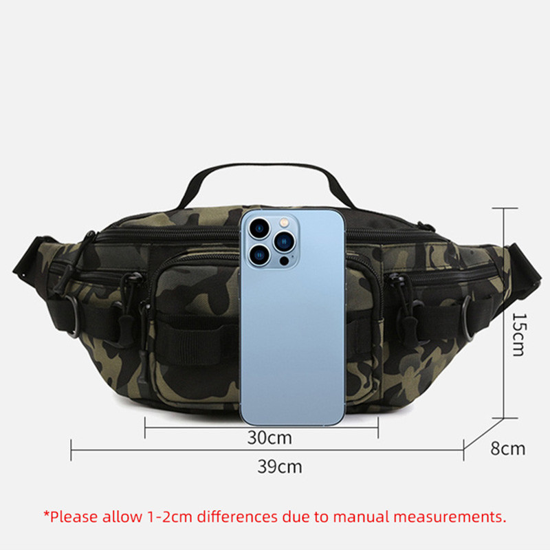 Fanny Pack Ανδρική τσάντα Tactitcal Camping Μέση Στήθος Molle Στρατιωτικές τσάντες Ζώνη Κάμπινγκ Υπαίθριο Κυνήγι Assualt Πεζοπορία σακίδιο πλάτης Ταξίδι