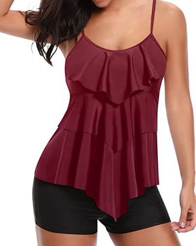 2023. aasta uued naiste suvised soliidsed bikiinikomplektid, naiste ujumistrikoo, seksikas ujumiskostüüm, kaheosaline ujumisriided, lahtised rannariided