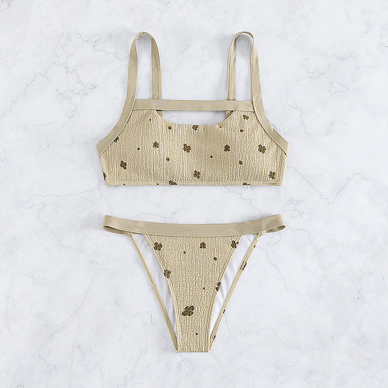 2023 Νέα Μαγιό Sexy Hollow Out Two Pieces Σετ μπικίνι Γυναικεία μαγιό Push Up με επένδυση σουτιέν Μαγιό παραλίας Mujer Biquini