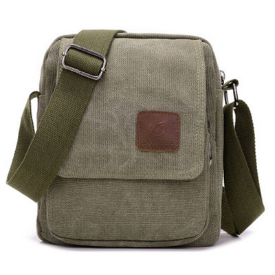 Genți Messenger de umăr din pânză în stil casual pentru bărbați, cu buzunare multiple, cu capac, geantă de mână, cu clapetă, pentru afaceri, pentru bărbați.