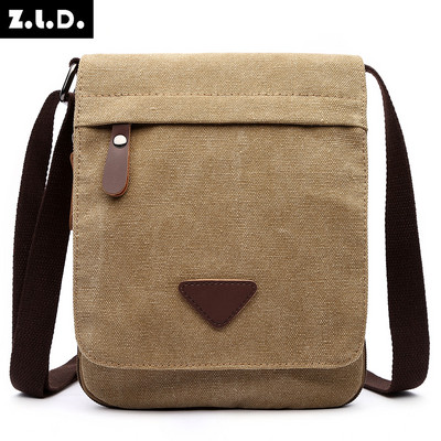 Μίνι πάνινες τσάντες ώμου για άντρες μονόχρωμες τσάντες χιαστί έντονο ύφασμα Messenger 2021 Νέο σχέδιο