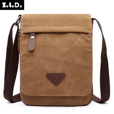 Μίνι πάνινες τσάντες ώμου για άντρες μονόχρωμες τσάντες χιαστί έντονο ύφασμα Messenger 2021 Νέο σχέδιο