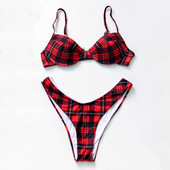 Push Up 2023, uued kaheosalised naiste ujumisriided, mikrobikiinikomplekt, madala vöökohaga kolmnurkne karikaga naiste stringid, suvised rannaujumiskostüümid